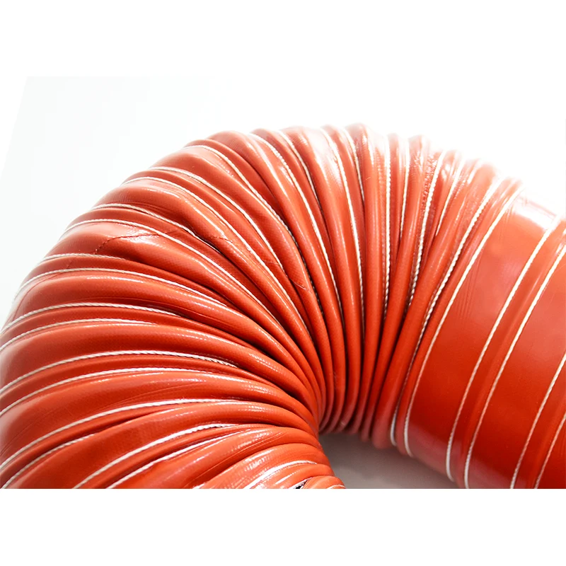 Double Rolled Red High Temperature Air Duct
