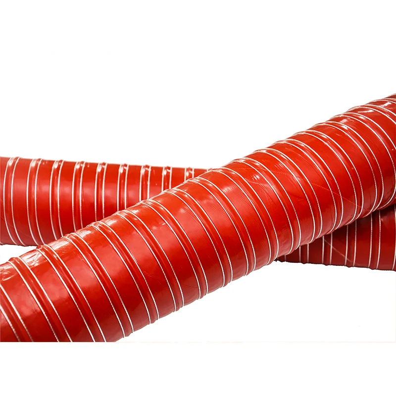 Double Rolled Red High Temperature Air Duct