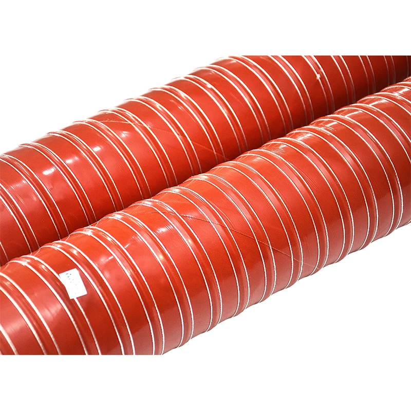 Double Rolled Red High Temperature Air Duct